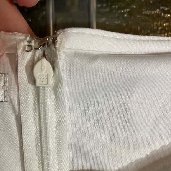 NWOT London Style Dress Fully Lined Back Zipper & Clasp - Picture 4 of 9